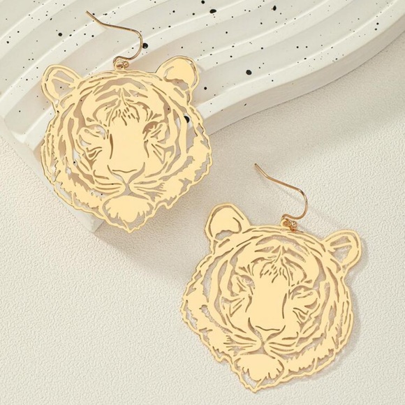 🐅 Tiger Earrings 🐅 - Picture 4 of 4